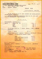 Nalaz iz 1978. za lepinju